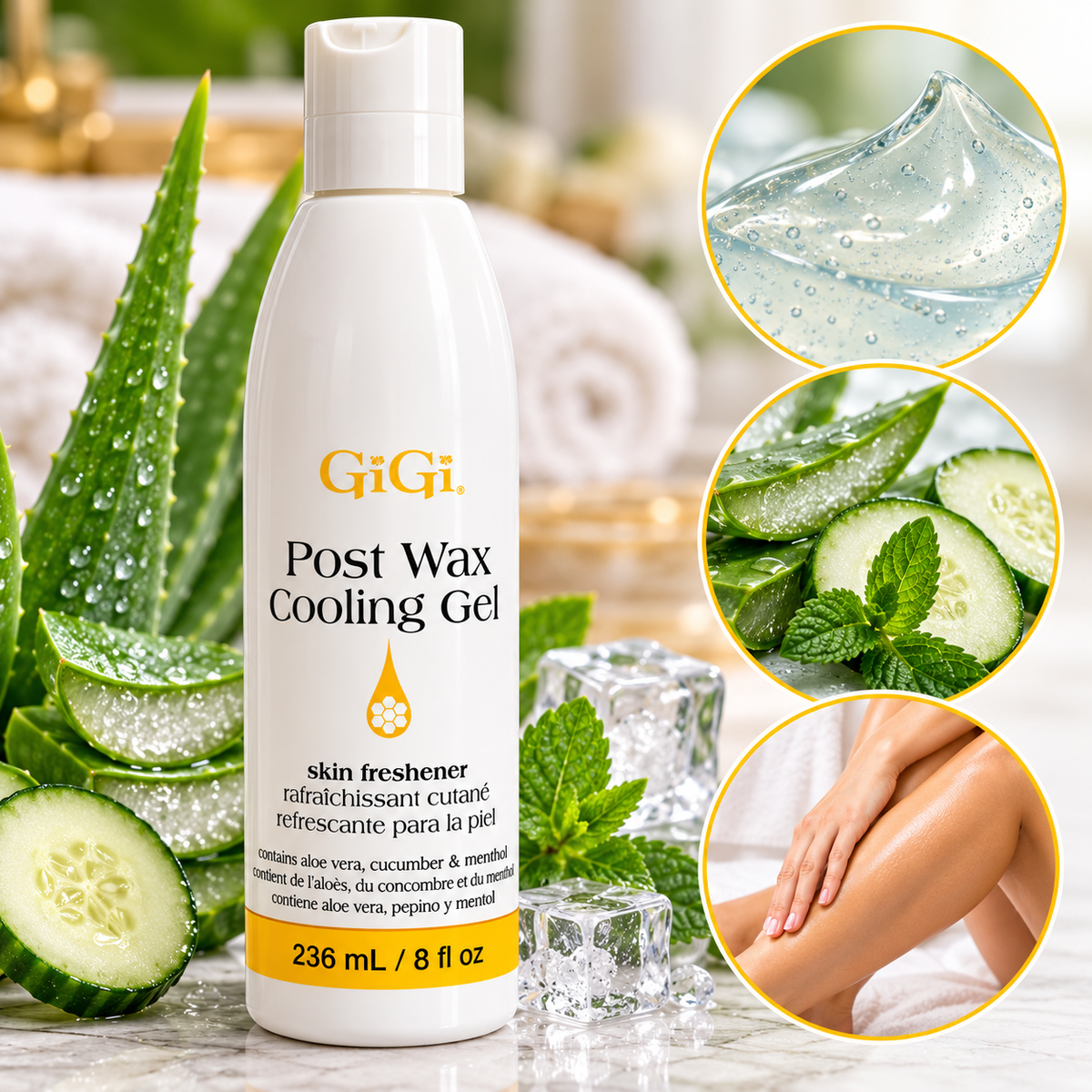 GiGi - Post Wax Cooling Gel 8oz