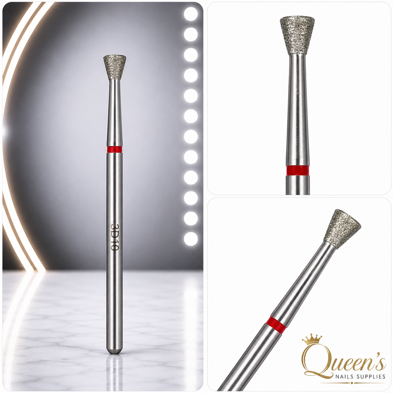 Diamond Cuticle Reverse Bit - Russian Manicure -Fine