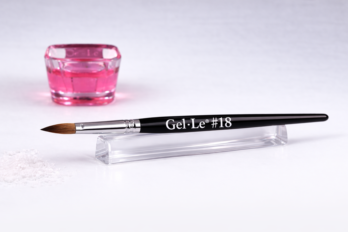 Gel-Le - Acrylic Brushes #16 Kolinsky - Black Handle (Pressed)