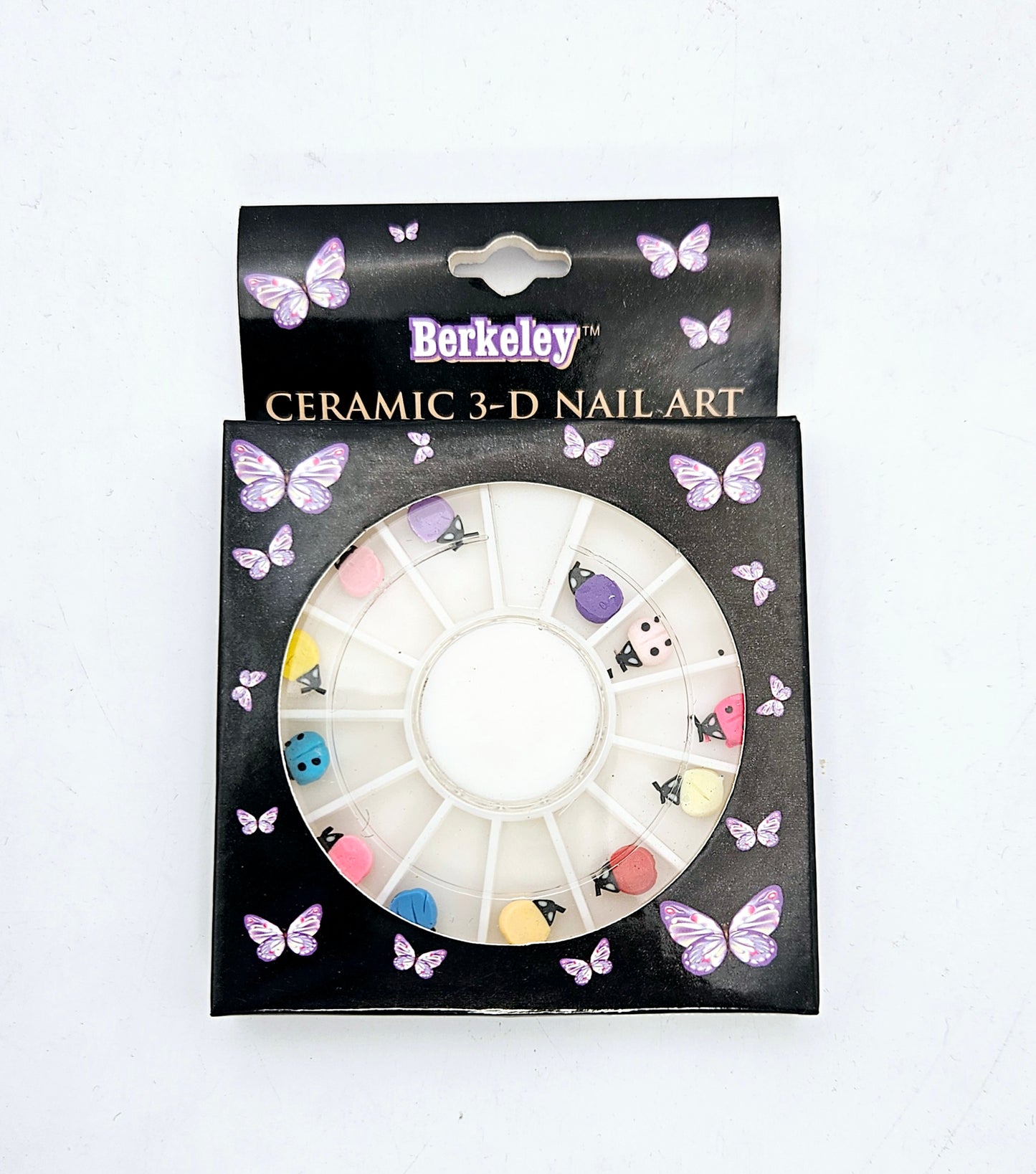 Berkeley - Ceramic 3-D Nail Art - Lady Bug