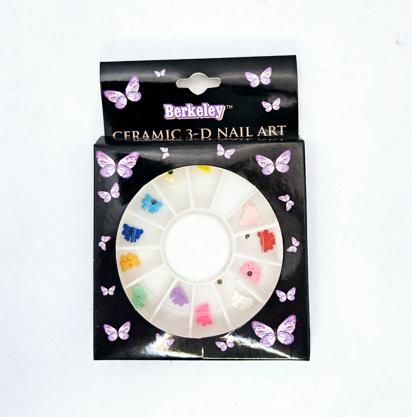 Berkeley - Ceramic 3-D Nail Art - Bow Tie w/ Stone