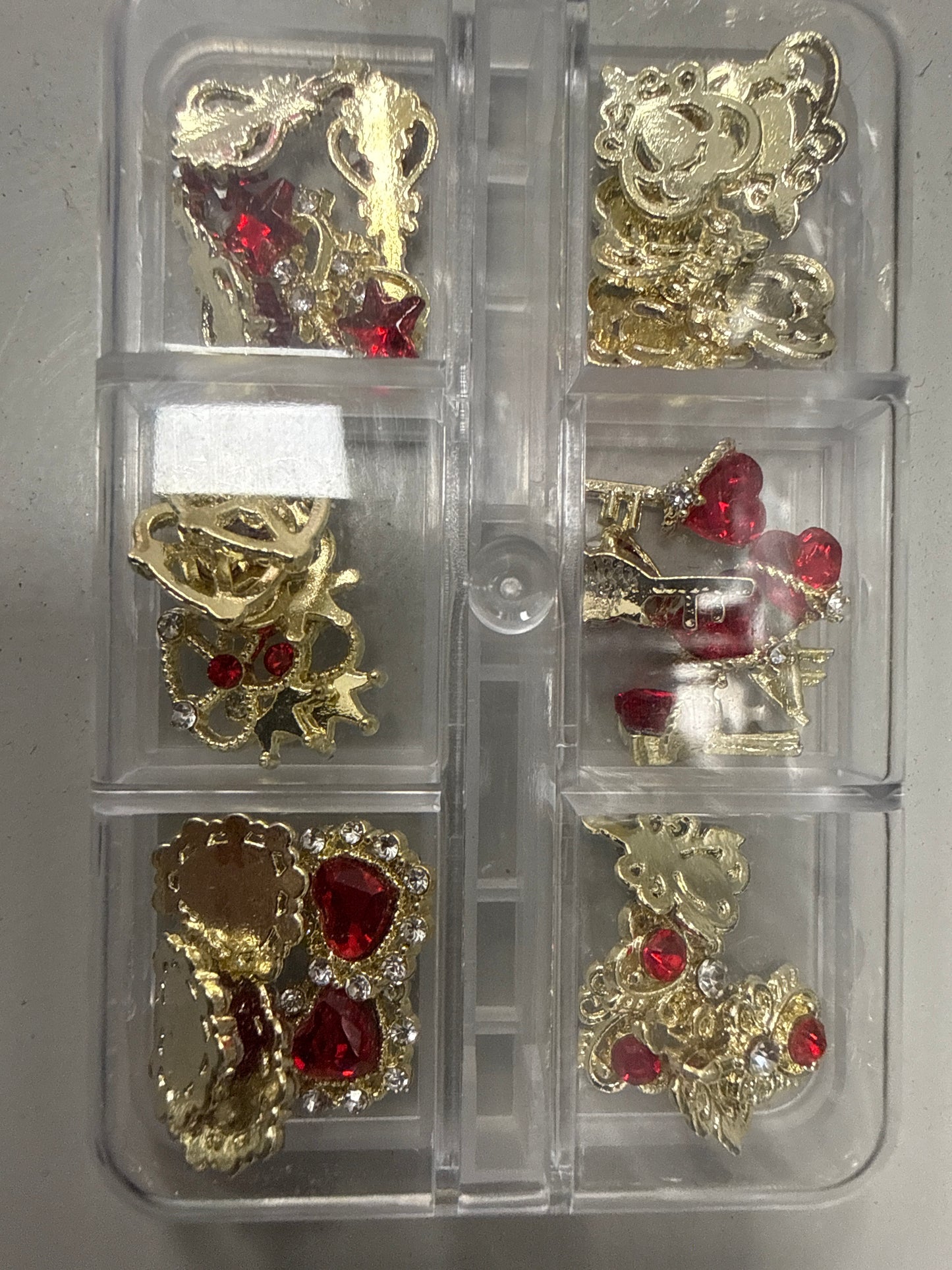 Gel-Le - Heart Charms Red Assorted