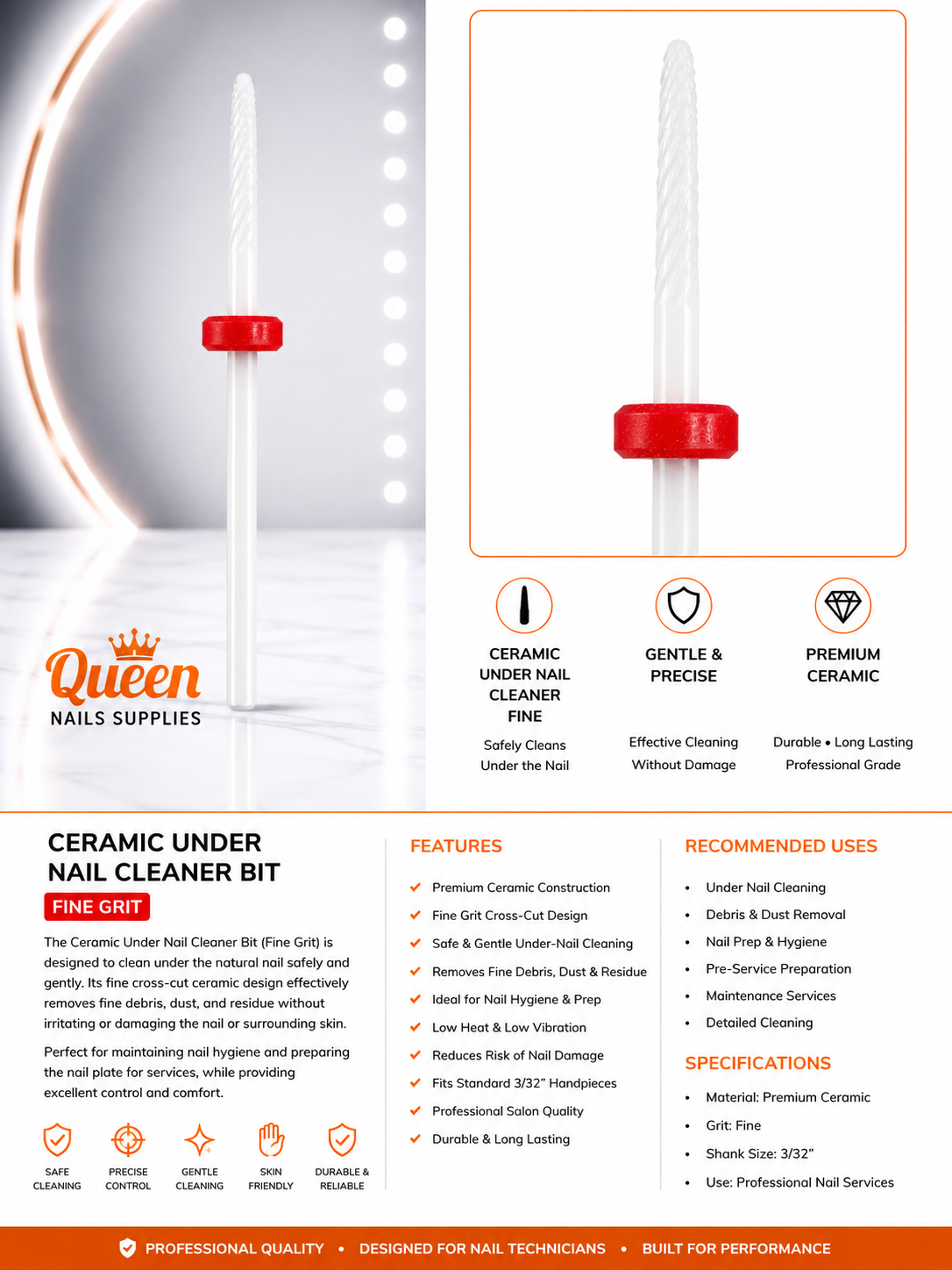 Ceramic Cleaner Bits - Fine