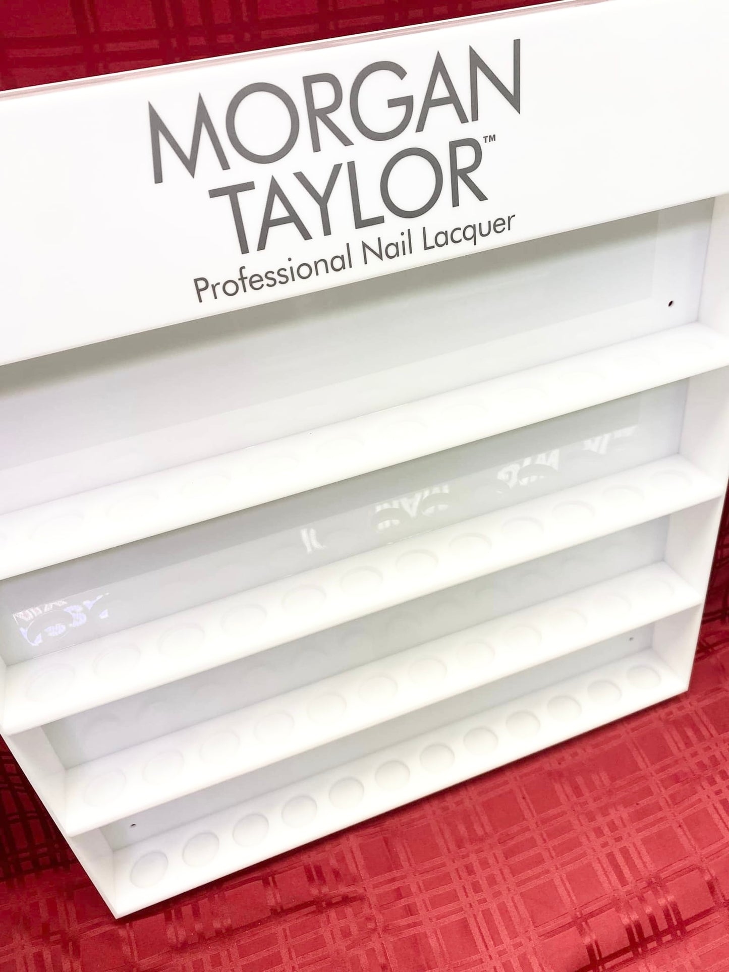 Polish Wall Rack - Acrylic Display - (48 bottle)(Morgan Taylor)
