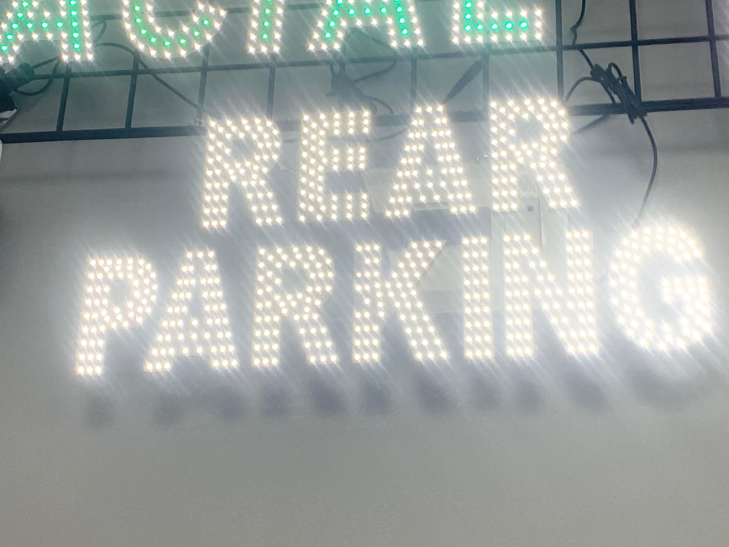 EPL - "Rear Parking" LED Hanging Sign