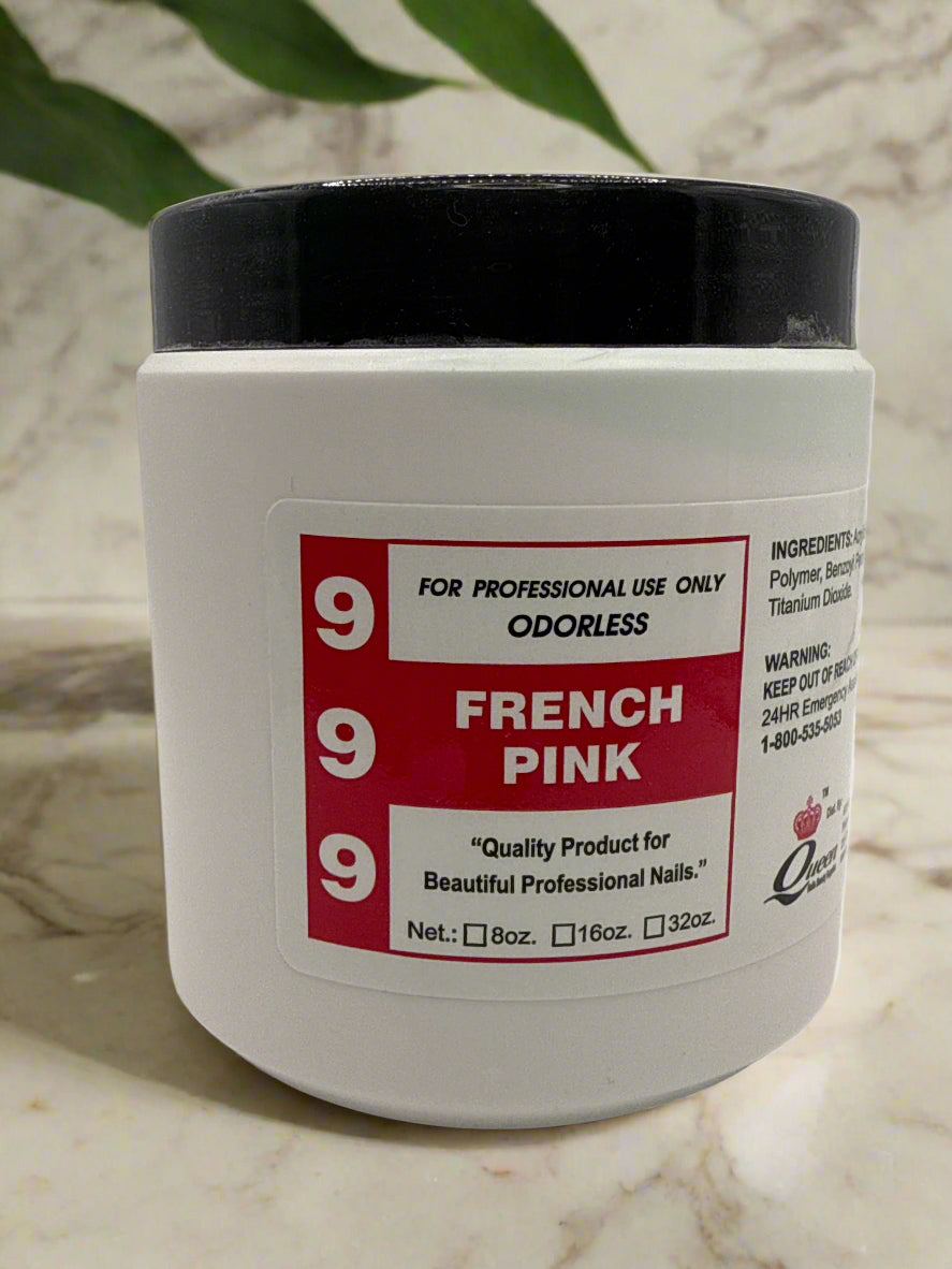 999 French Pink Acrylic Powder 16oz