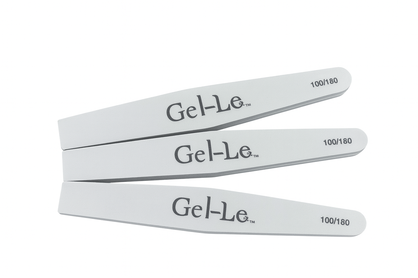 Gel-Le - Sponge File - 100/180 Gray 10pc