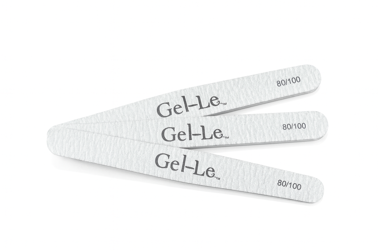Gel-Le - Zebra Nail File 80/100 (25pcs)