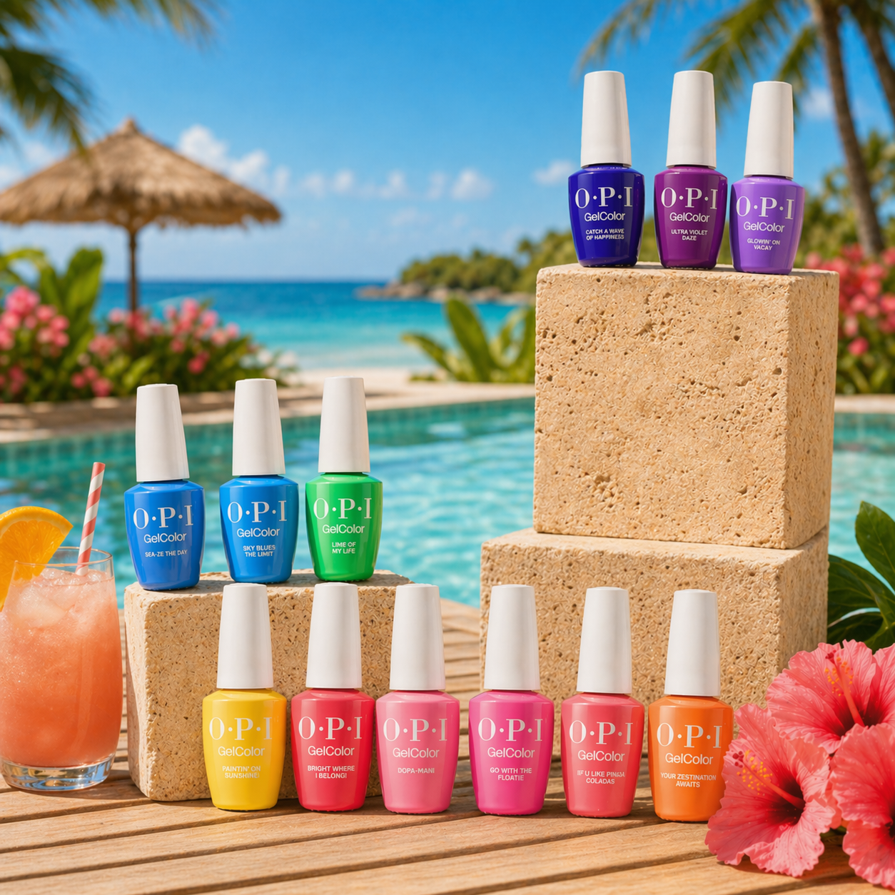 OPI - "Trip To The Brite Side" Summer 2026 12pc Collection W/ Display