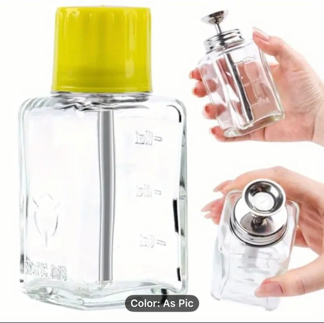 Glass Liquid Pump 6oz