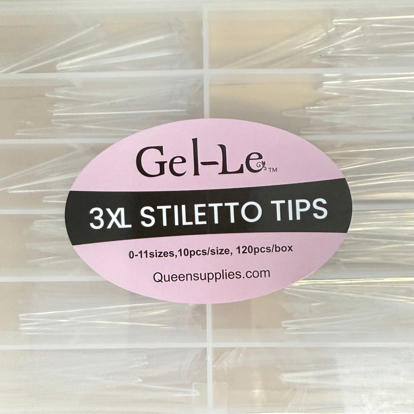Gel-Le - 3XL Stiletto Tips