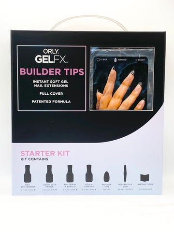 Orly - GELFX - Full Cover Builder Tips Kit - Short Almond 555pc