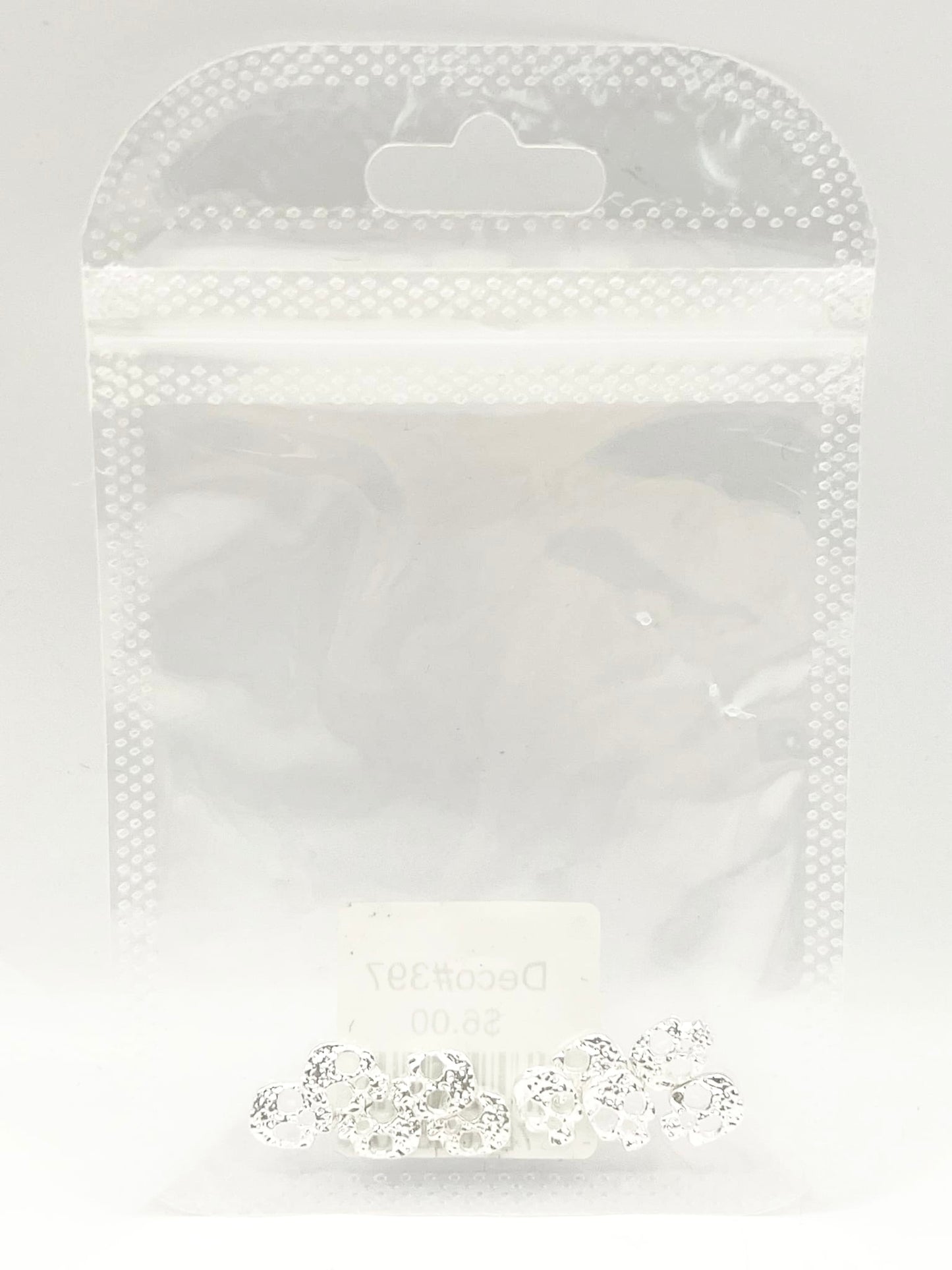 Queen - Nail Charms 10pc - #397 Silver Skulls