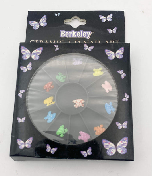 Berkeley - Ceramic 3-D Nail Art - Frogs