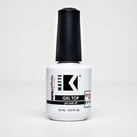 Kupa - GelFinity - Gel Topcoat Matte Finish 0.5oz