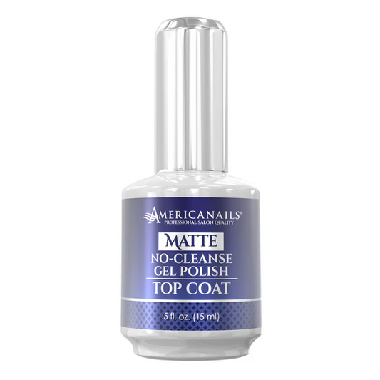 AmericaNails-No Cleanse Gel Polish Top Coat | Matte Finish .5oz