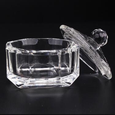 Berkeley - Crystal Powder Dish 8-Angled Shape