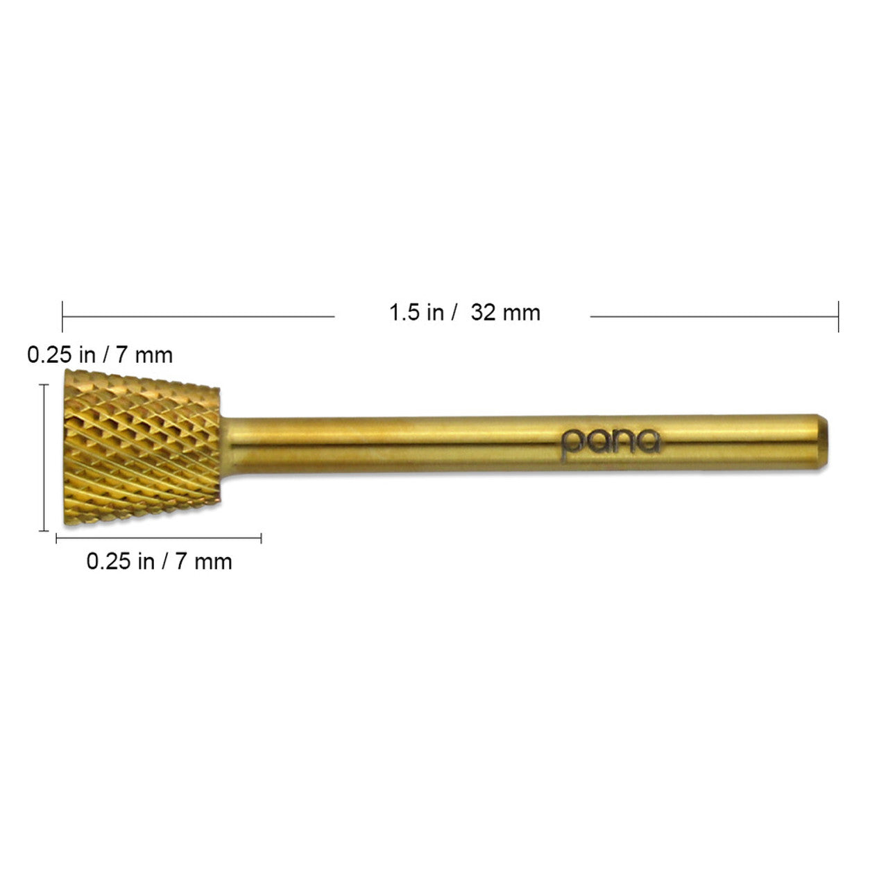 Carbide Bit | Special Purpose - 3/32" Shank - Inverted Backfill Gold-Plated Carbide