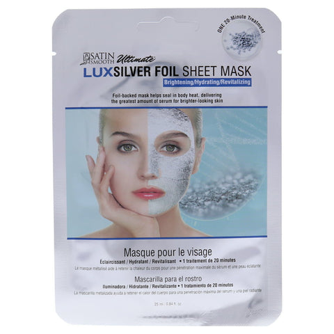 Satin Smooth - Lux Silver Foil Sheet Mask