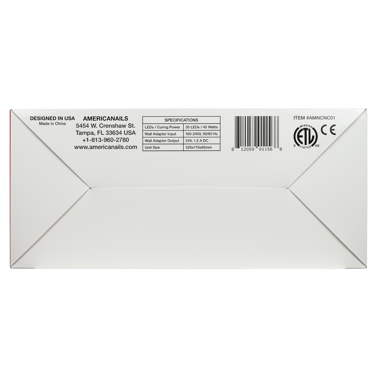 AmericaNails - Cush'n Cure LED Curing Lamp with Armrest