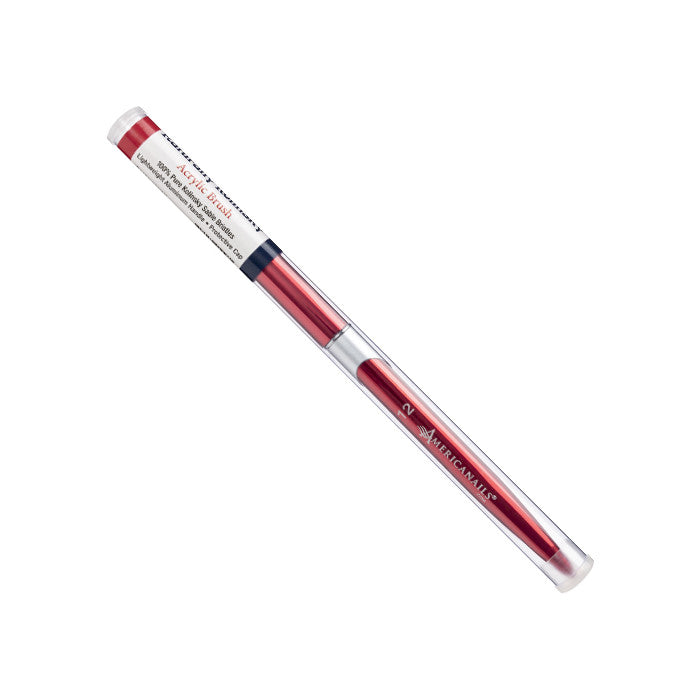 Americanails - Naturally Kolinsky - Oval Acrylic #12 Brush