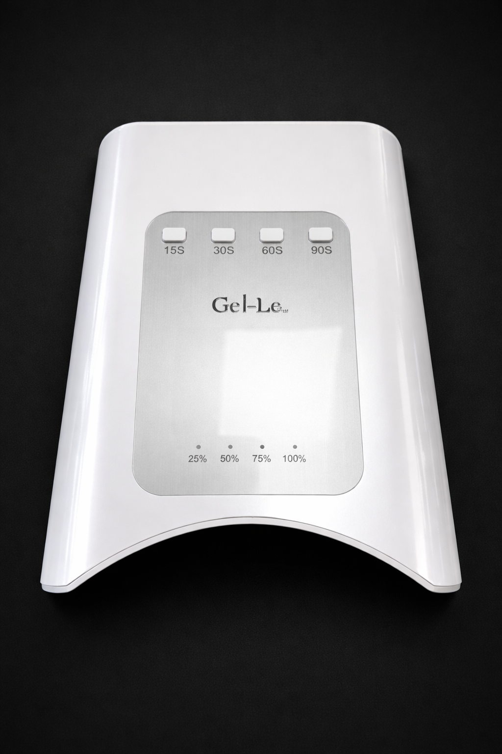 Gel-Le - Cordless LED Nail Lamp 112W (White & Silver)