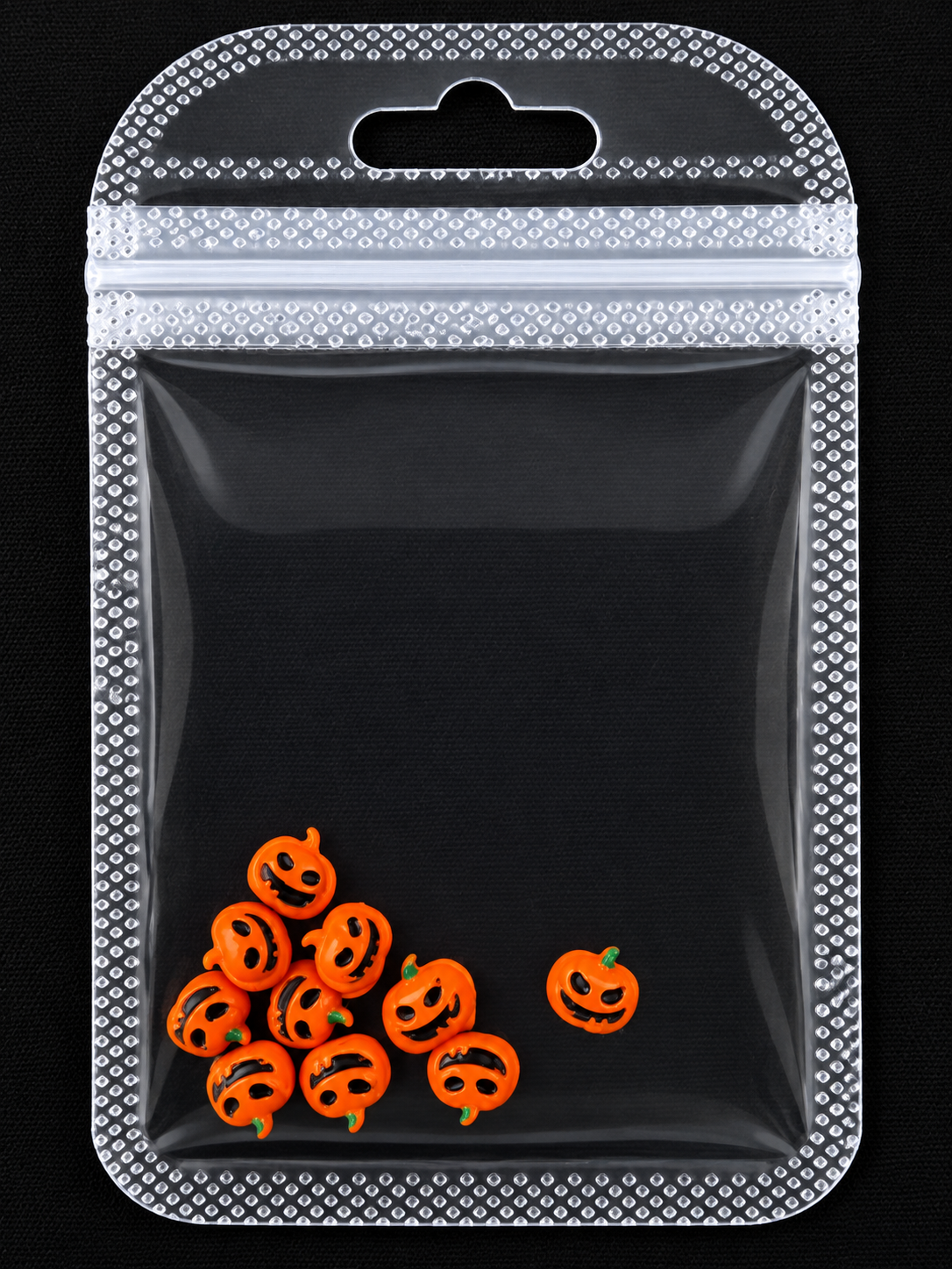 Queen - Nail Charms 10pc - #422 Jack-O-Lantern