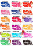 Clara Color - Full Cover Gel Tips - #05 Medium Square 550pcs