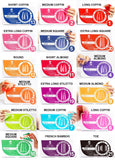 Clara Color - Full Cover Gel Tips - #19 Extra Long Stiletto 550pcs