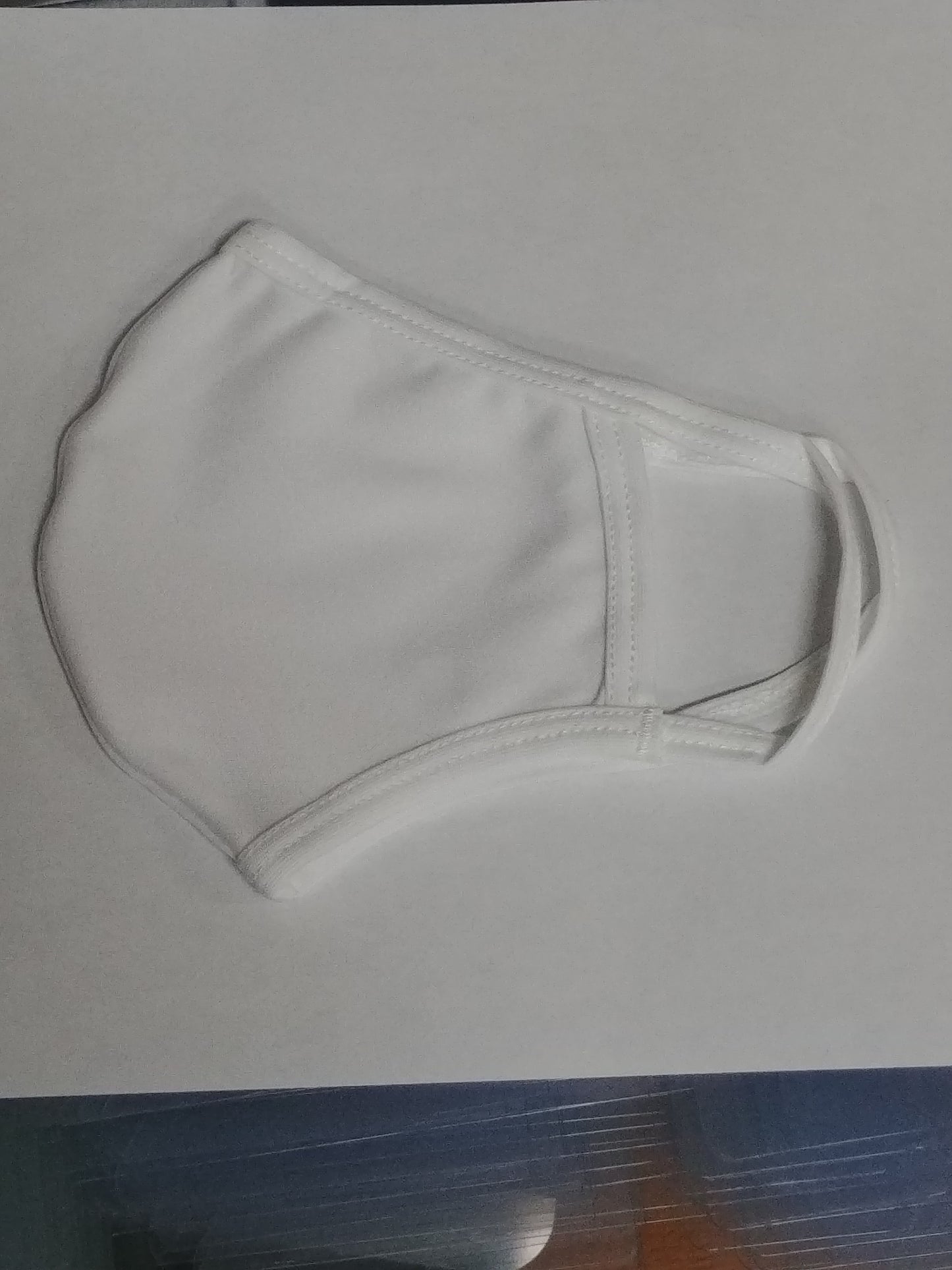 Face Mask - White - Pack 10pc (No Logo)