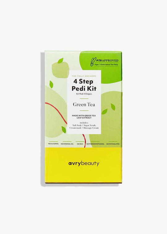 Avry - 4 Step Pedi Kit - Green Tea (Limited)