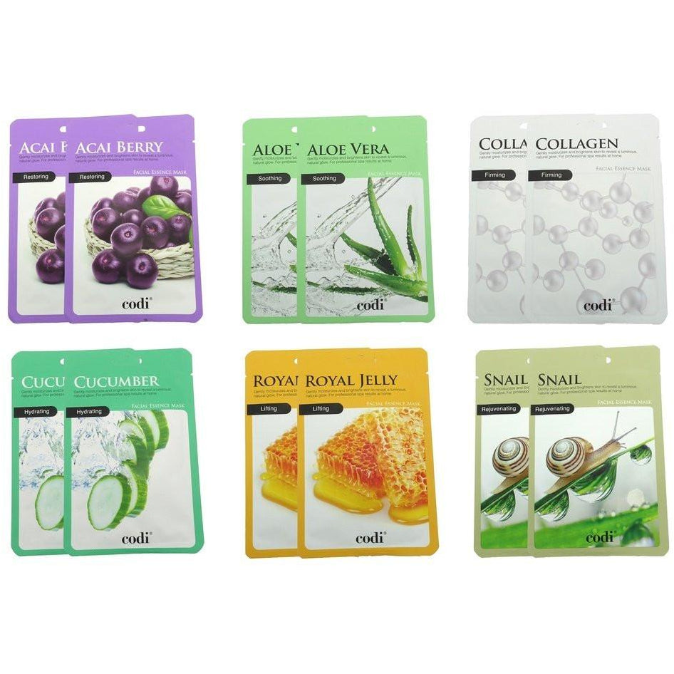 Codi - Facial Essence Sheet Mask - Acai Berry