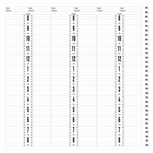 Berkeley Salon Appointment Book 6-Column 150-Pages