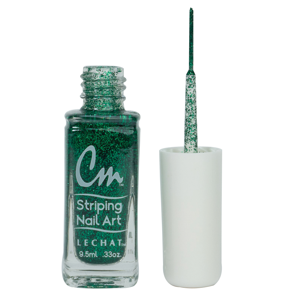 Lechat - CM33 Nail Art (Green Glitter)
