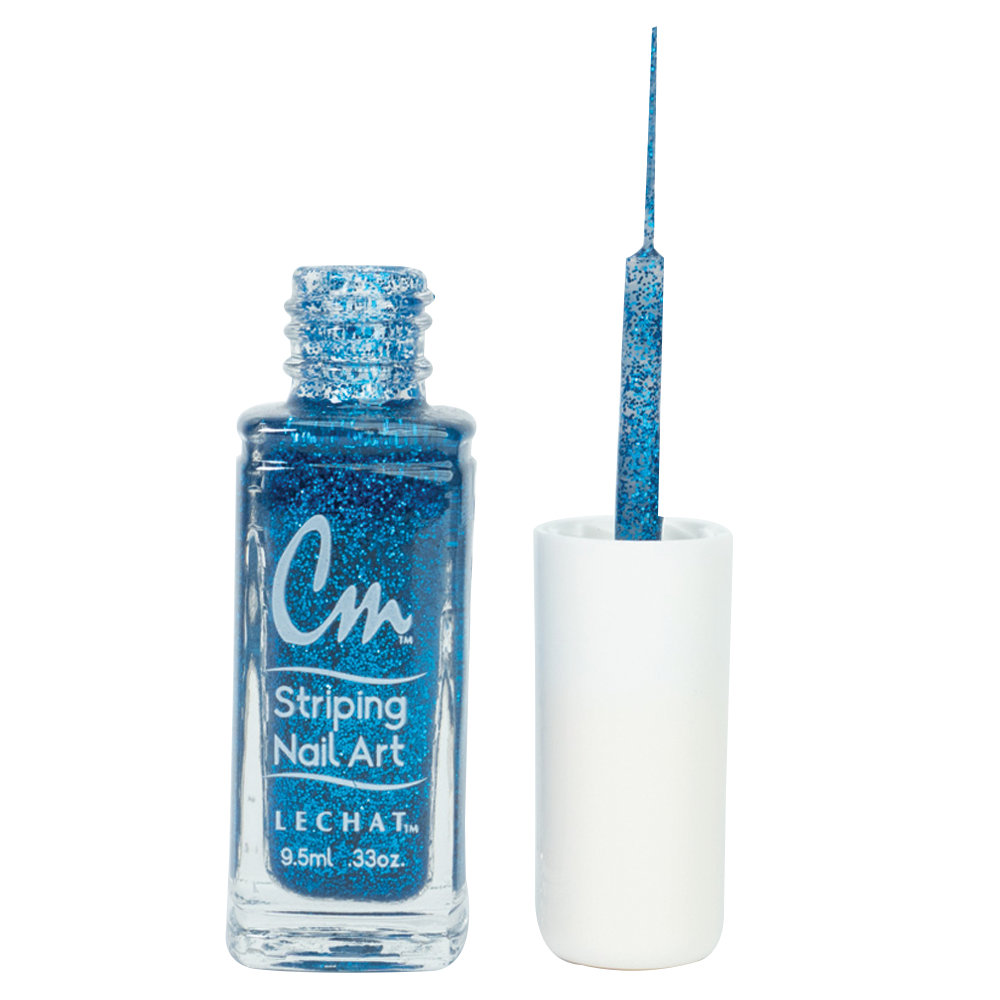 Lechat - CM34 Nail Art (Blue Glitter)