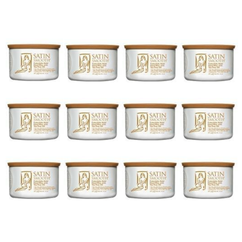 Satin Smooth - Wax Pot - Calandula Gold® Hard Wax 14oz.