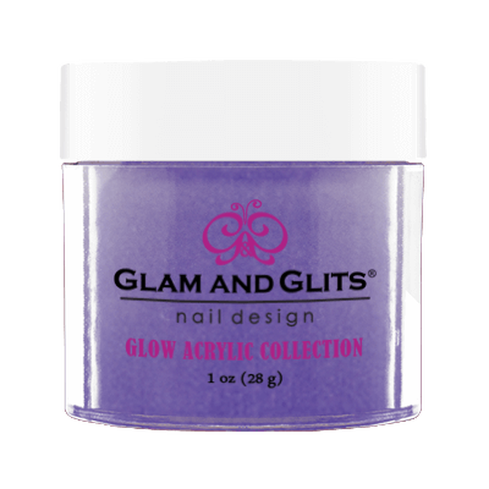 Glam And Glits - Glow Acrylic Powder - GL2023 Ultra Violet 1oz (Limited)