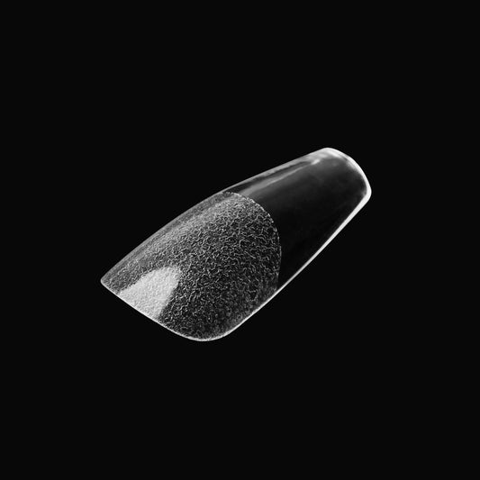 Kupa - Full Cover Soft Gel Tip - Medium Coffin 550pc (Pre-Etched)