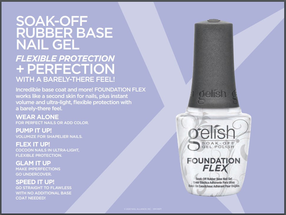Gelish - Foundation Flex Base Coat .5oz (Light Pink)