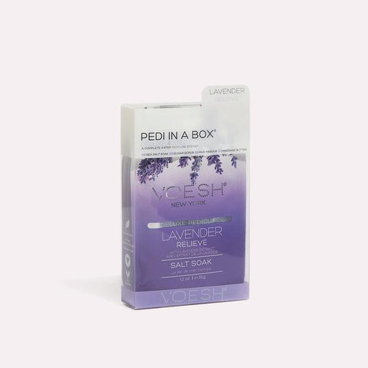 Voesh Pedi in a Box 4-in-1 - LAVENDER RELIEVE