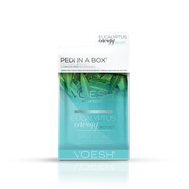 Voesh Pedi in a Box 4-in-1 - EUCALYPTUS ENERGY BOOST
