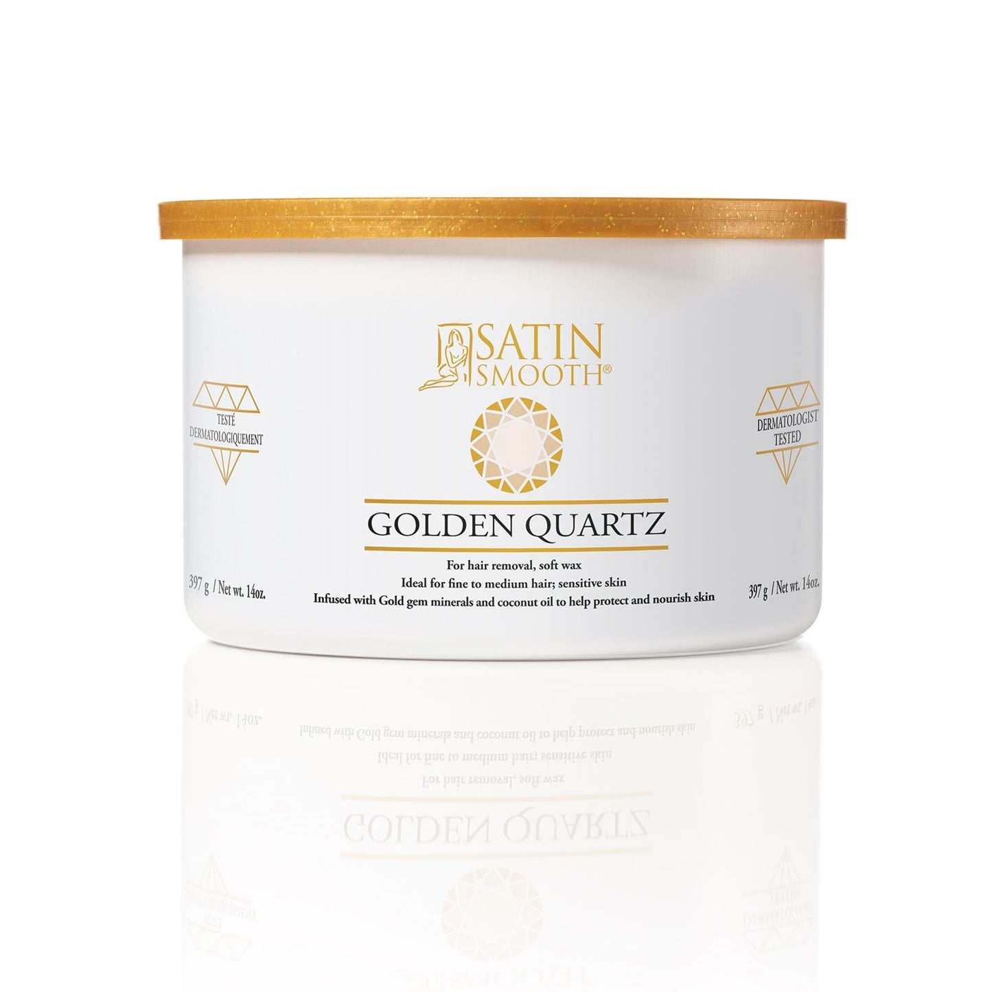Satin Smooth - Wax Pot - Golden Quartz Wax 14oz.