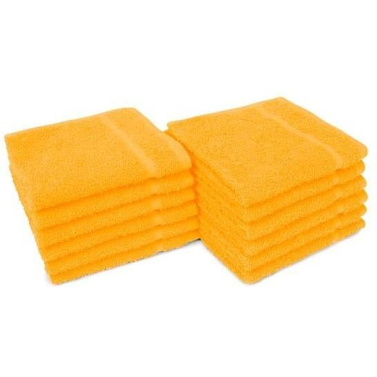 Allure Towels #81 - BRIGHT ORANGE 12″ x 12″(12pc)