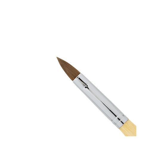 AmericaNails - Faux Kolinsky Acrylic Brush Oval #08 (Synthetic)(Pressed)