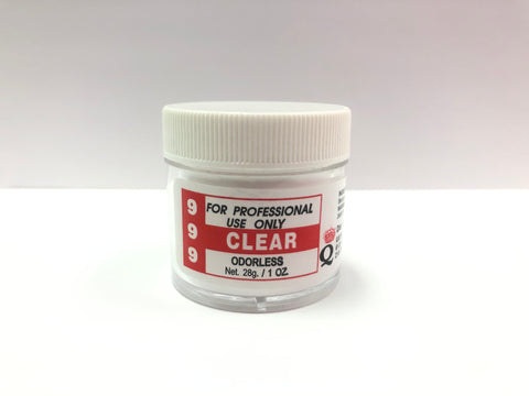 999 Clear Acrylic Powder 01oz
