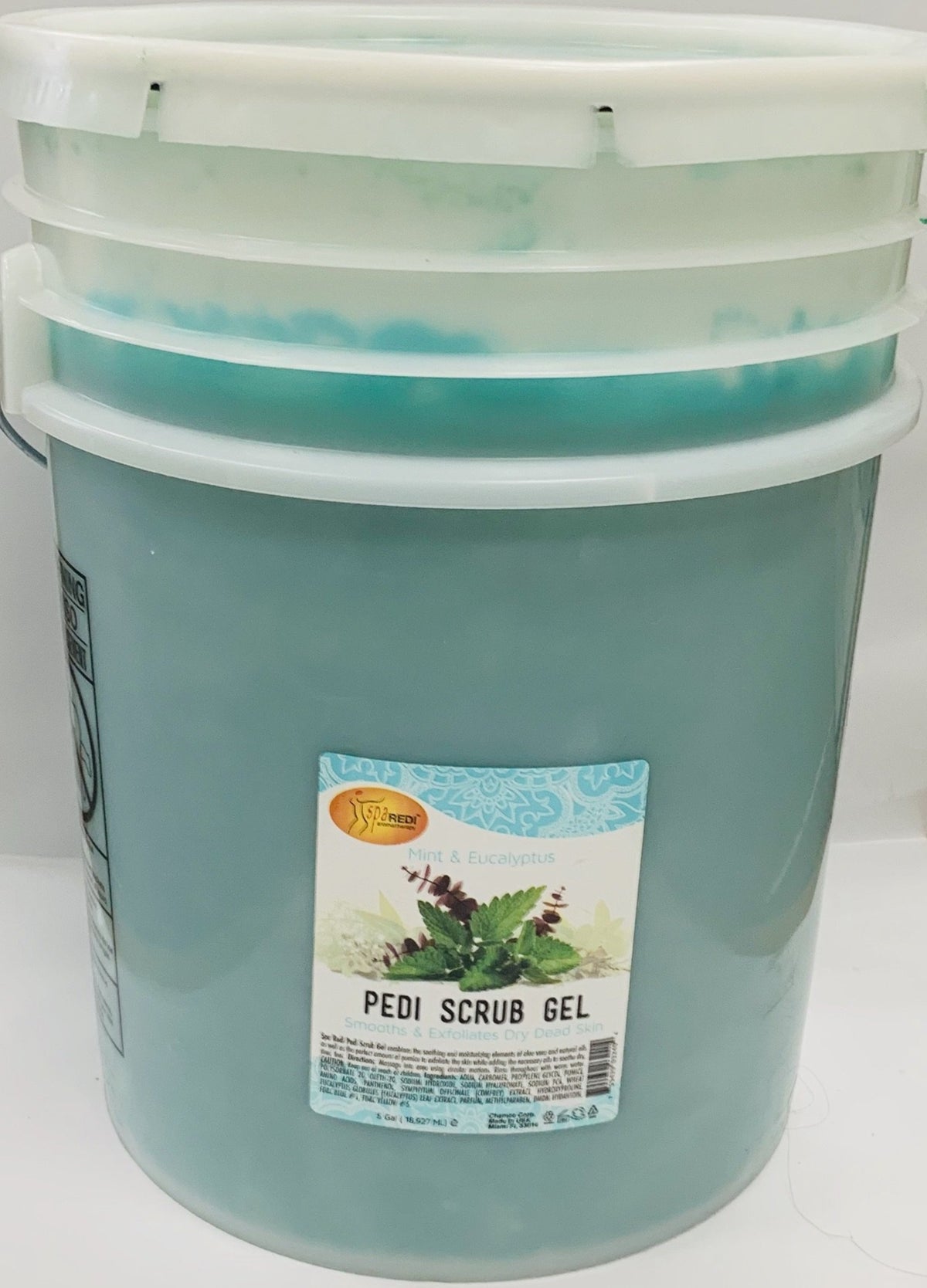 Spa Redi - Pedi Scrub Gel - Mint & Eucalyptus 5Gal