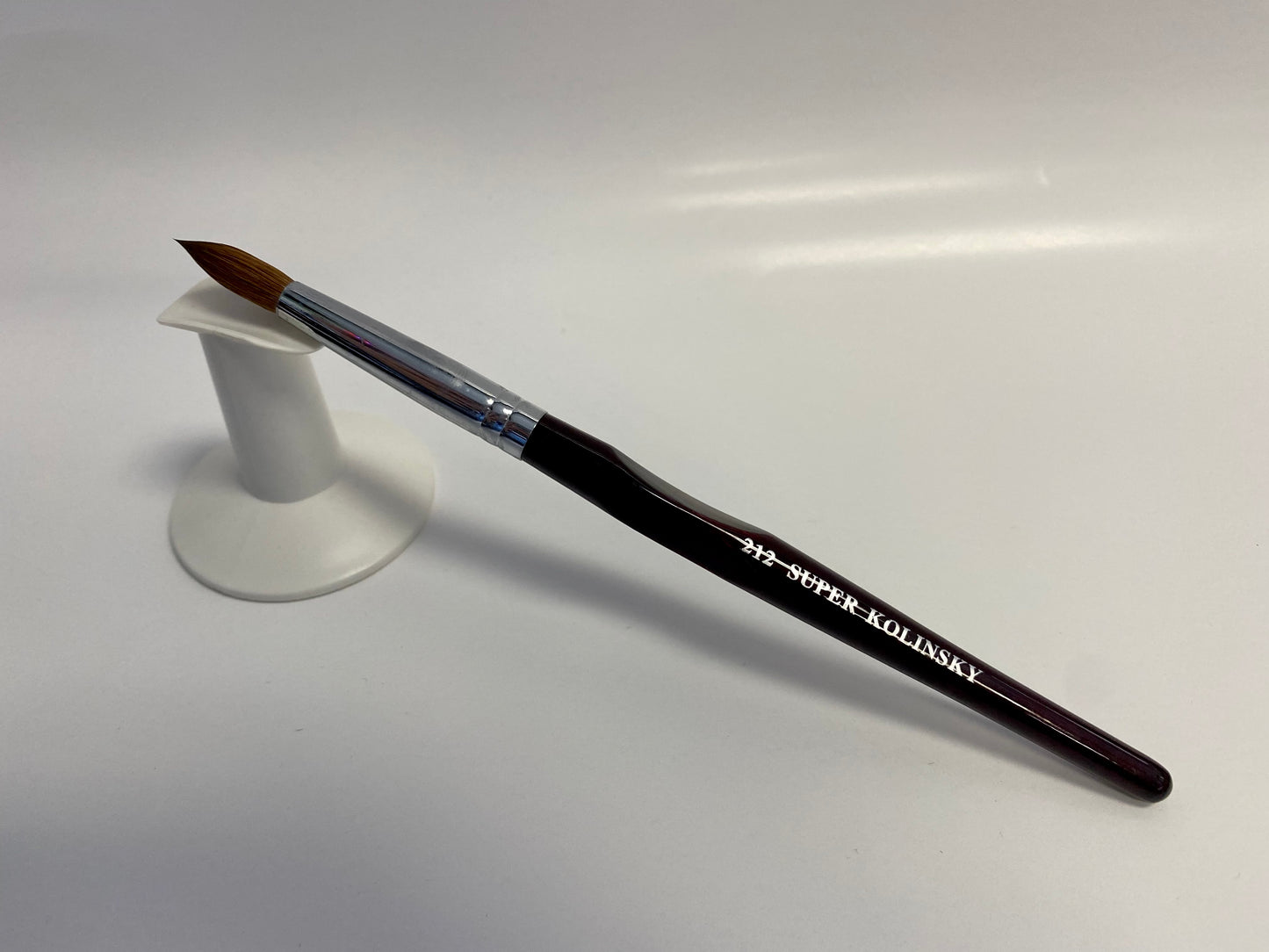 WS - Rosewood Super Kolinsky Acrylic Brush #12 (Not Pressed)