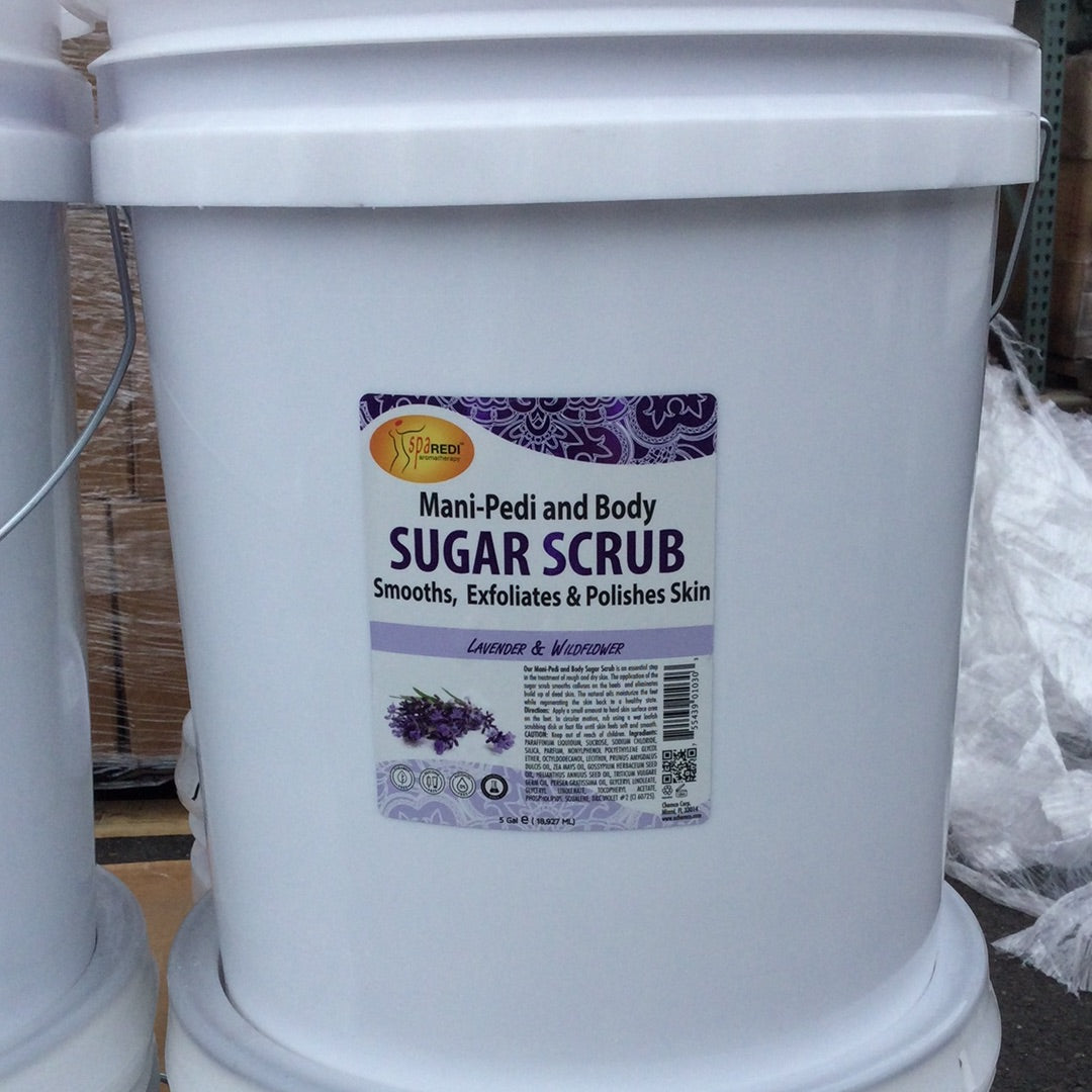 Spa Redi - Sugar Scrub Glow - Lavender 5Gal