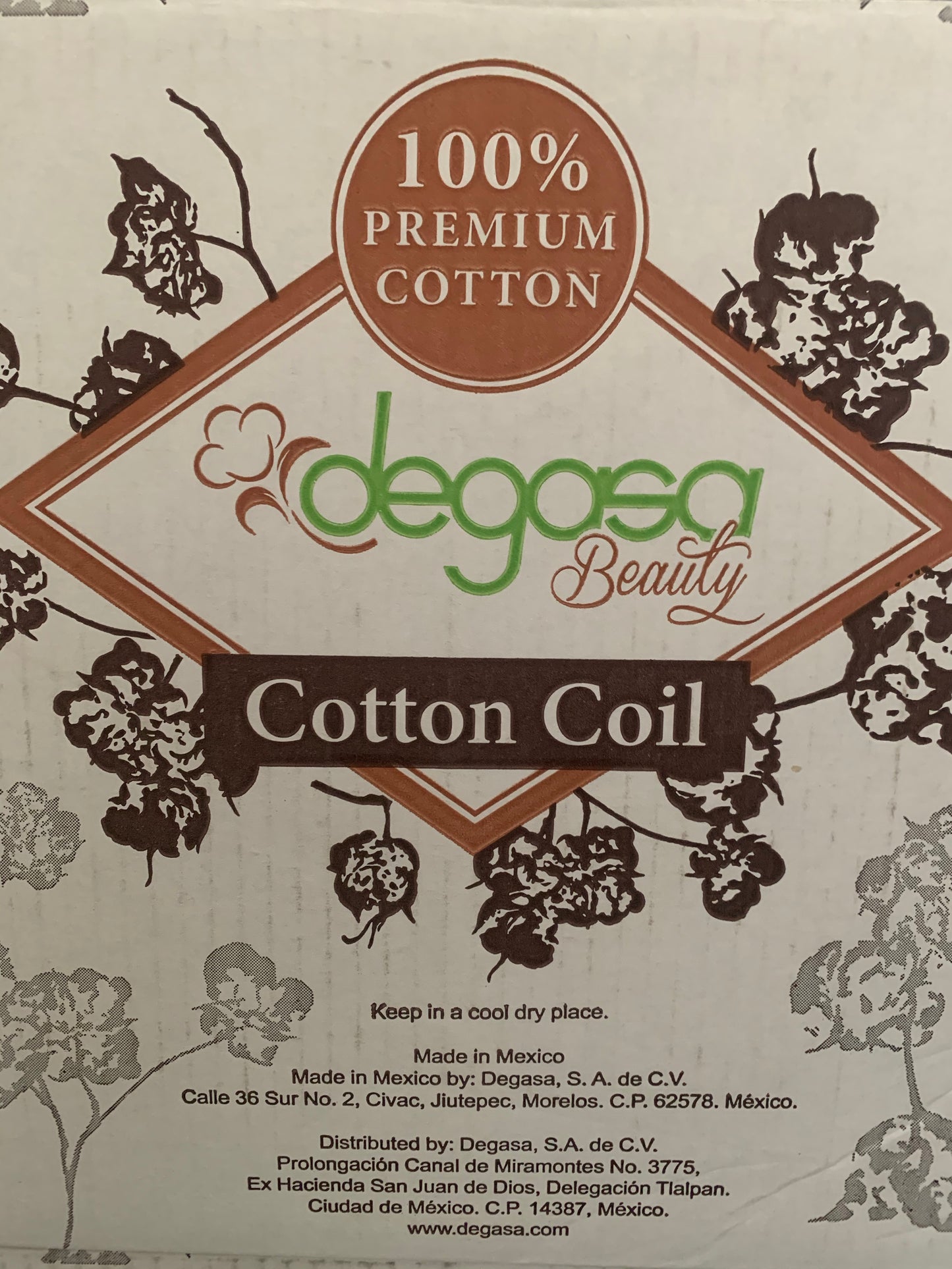 Degasa 100% Cotton Coil 12lbs