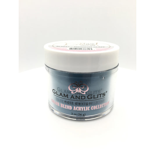 Glam And Glits - Color Blend Acrylic Powder - BL3047 Midnight Glaze 2oz